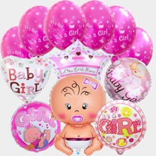 Folienballon Geburt Baby