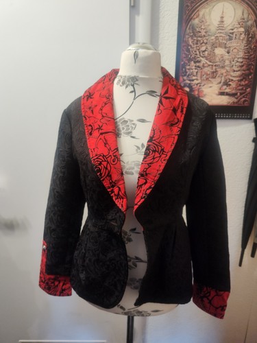 Brokat blazer jacke gothic - brokat,
