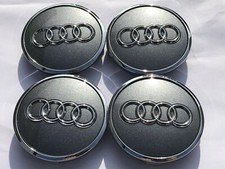4x Original Audi Radabdeckung A4 A5 A6 A7 A8 Rad naben Kappen Felgen Deckel