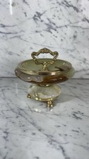 Vintage Onyx Aschenbecher auf