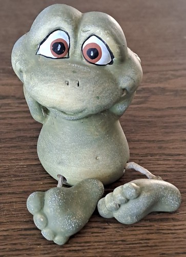 Deko figur keramik frosch - figur,