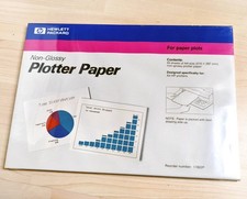 Hewlett Packard nicht glänzend Plotterpapier 50 Blatt A4 OVP HP Non-Glossy
