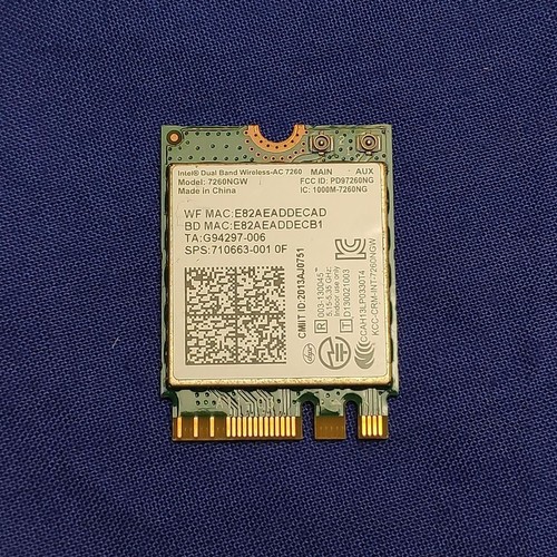 Intel dual band - wifi, 5