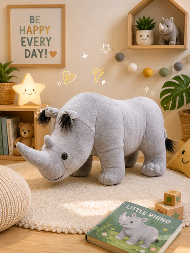 Nashorn kuscheltier cm - kuscheltier,