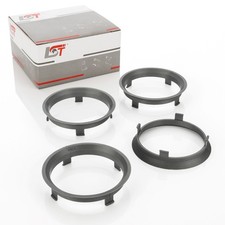 4x Zentrierringe Anthrazit