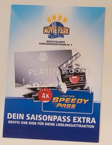 Movie park speedy pass 4 - speedy,