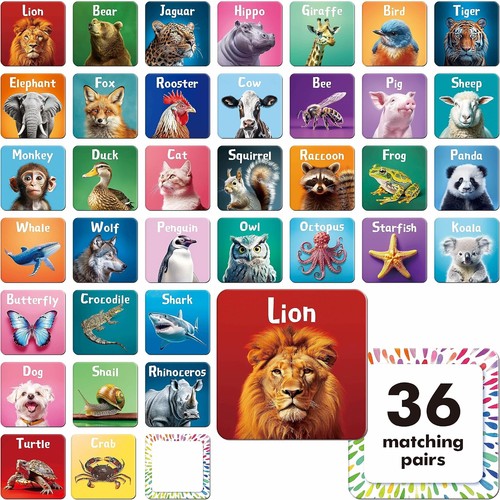 Memory spiel tiere karten - memory,