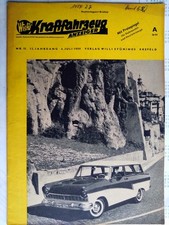 Kraftfahrzeuganzeiger Nr