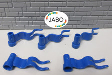 (H7/42) Lego 5 x 4495a Fahne / Flagge blau 6085 6086 6046 6060 6081 6091 6098