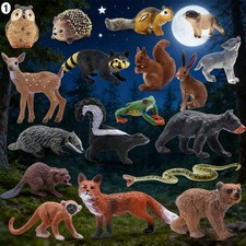 18 Stück Dschungel Zoo Tiere