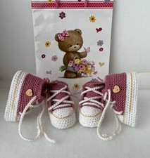 2 Paar Babyschuhe Chucks 9cm