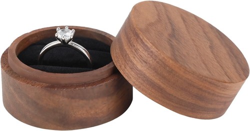 Walnuss holz ring box - holz, ringbox