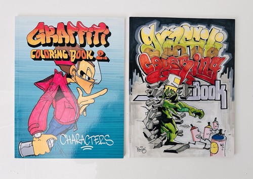 Graffiti coloring book - coloring,