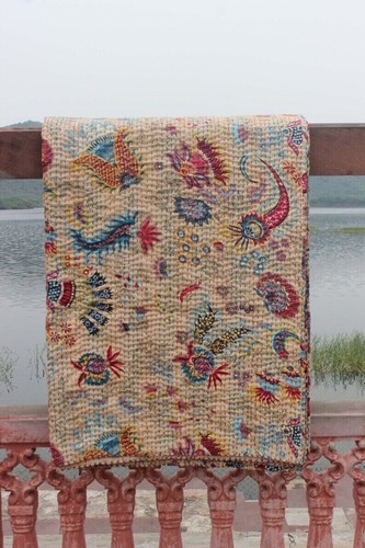 Kantha tagesdecke handarbeit - kantha,