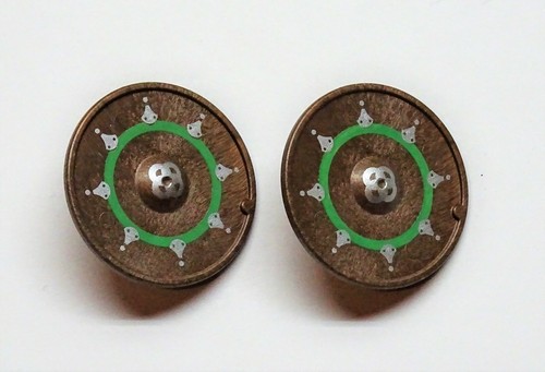 Rund schild bronze - x,