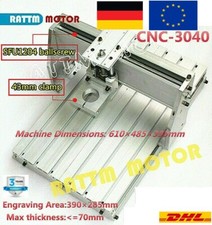 『DE』CNC Router 3040 Fräsmaschine Graviermaschine DIY Holzschnitzerei Rahmen 43mm