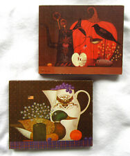 2 kleine Wandbilder Vintage Bernard Picture Co. In Art Prints 70er