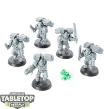 Space Marines - 5 x Vanguard Veteran Squad - teilweise bemalt