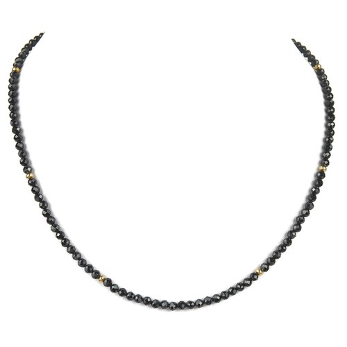 Turmalin kette schwarz - kette,