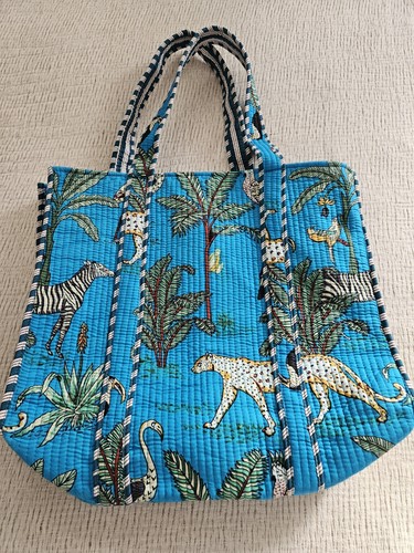 Badetasche shopper gesteppt - badetasche,