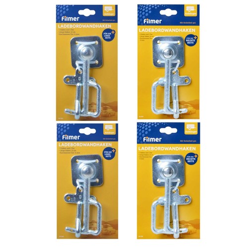 Ladebordwandhaken 4er set - ladebordwandhaken,