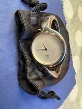 Armbanduhr Damenuhr Spangen-AU In 925er Silber Neue Batt. Eingelegt Swiss Made