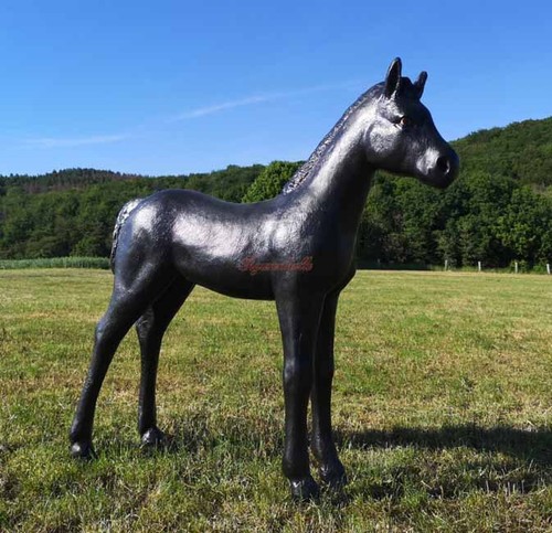 Pferd fohlen figur - pferd, lebensgroß