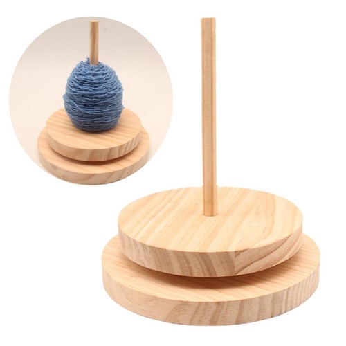 Wollknäuelhalter aus holz - wollknäuelhalter,