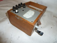 Kurbelinduktor, alt aus DDR Zeiten gut erhalten, Herst. Kiesewetter Leipzig,