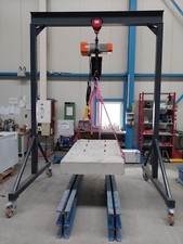 Portalkran Mobil Montage