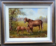 Ölgemälde auf Malkarton