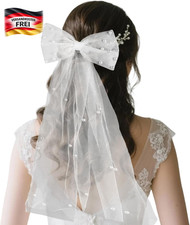 Kurzbrautschleier mit Perlen