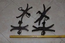 Steigeisen antik aus der Dorfschmiede Gmund am Tegernsee, Holzknecht-Steigeisen