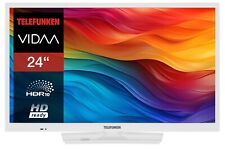 Telefunken 24 Zoll Fernseher VIDAA Smart TV HD-ready HDR LED TV mit Triple-Tuner
