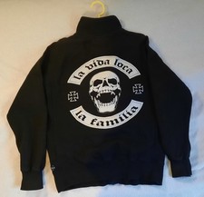 Herren Jacke / Sweatjacke - La Familia Gr.M Schwarz