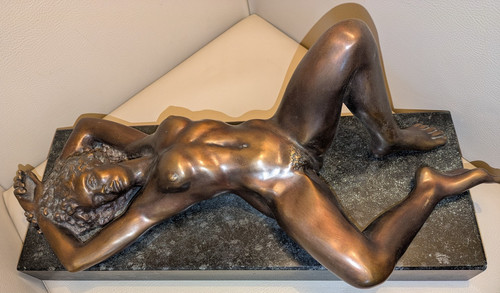 Bronze akt figur - bronze,, figur,