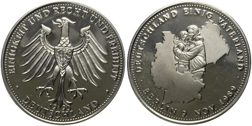 Medaille deutschland einig - medaille,