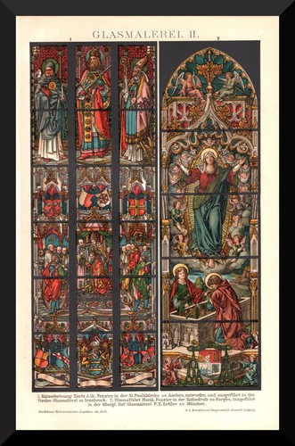 Glasmalerei historischer - glasmalerei, +historischer