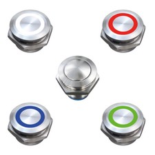 LED Klingelknopf Klingel Edelstahl Klingeldrücker Beleuchtung vandalismussicher 