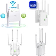 WIFI Repeater WLAN Mesh Verstärker Booster Signal Extender 1200Mbit/s 2,4/5GHz