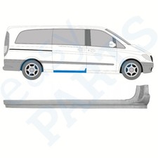 Für Mercedes Vito W639 2003-  Schiebetür Schweller reparatur blech Rechts