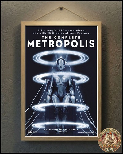 Metropolis repro filmposter - metropolis,