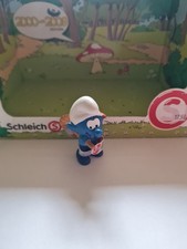 Schlümpfe Schlumpf - 20832 Handwerker mit Fähnchen