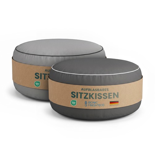 Outdoor sitzpouf 54cm kissen - outdoor,