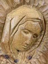 RELIEF HANDGESCHNITZT HEILIGE