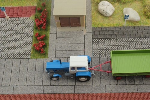 Straße betonplatten - h0,
