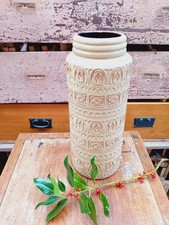 Westdeutsche große bodenstehende Vase 16,25" hoch 6,5" breit Bay Keramik 289-41