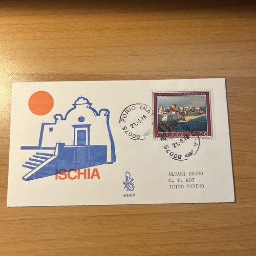 Fdc tasche erster tag ischia - tasche,