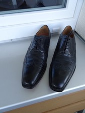 Gordon & Bros Budapester Business, Gr. 43, normale Weite, ungetragen, black, NEU