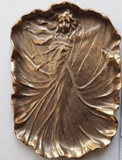 Bronze Jugendstil Platte
